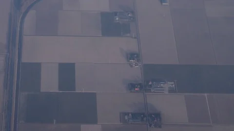 View from a plane window Stock Footage 87208973