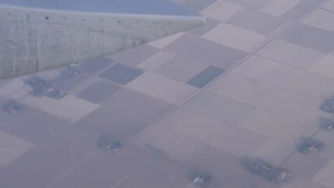 View from a plane window Stock Footage 87209129