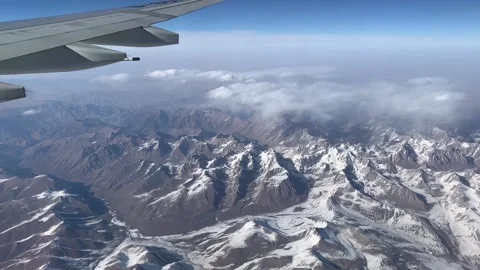 View from the plane window 스톡 동영상 106072494