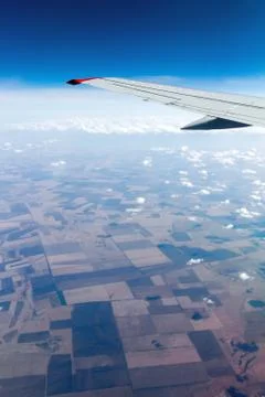 View plane window Foto stock