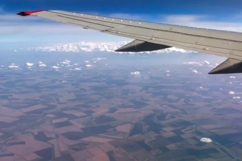 View plane window Stock Photos