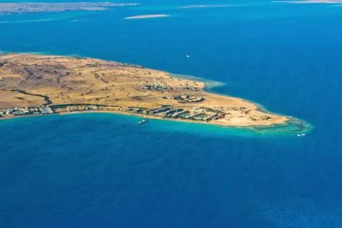 View from a plane window Stock Photos