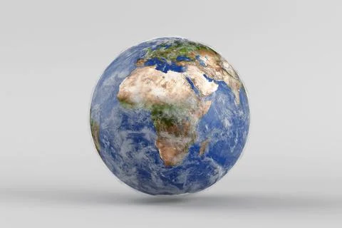 View of Planet Earth World Globe from Space. Elements of this image furnish.. Illustrazione stock