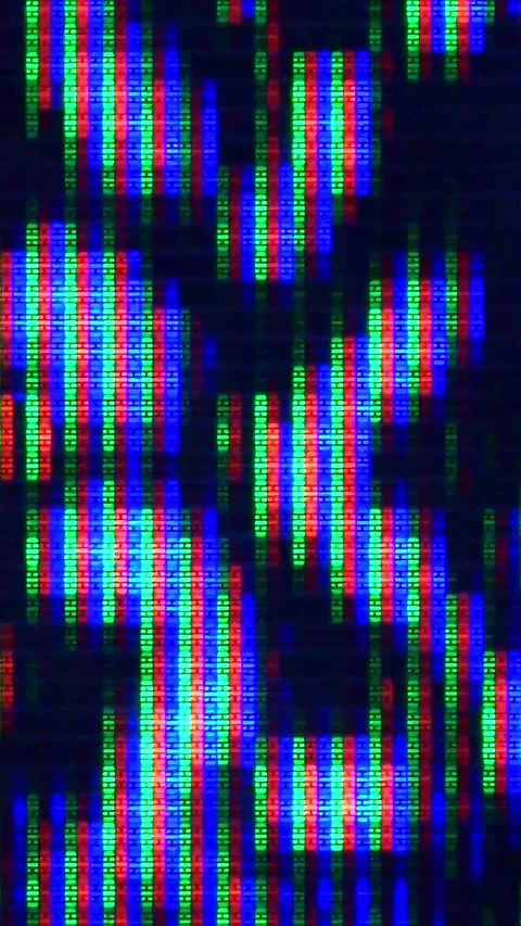 View at a plasma tv while showing television activity in close up Stock Footage 271156761