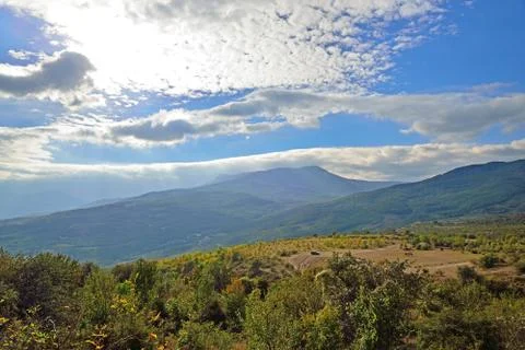 The view on the plateau in the valley of ghosts Stock Photos