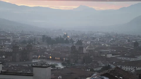 View of Plaza de Armas in Cusco Stock-Footage 51998768