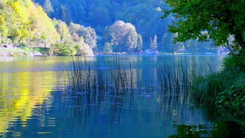 View to the Pliva lakes. Stock Footage 168266740