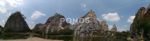 View point and landscape at Thailand's Top Tourist historical Attractions Par Stock Photos
