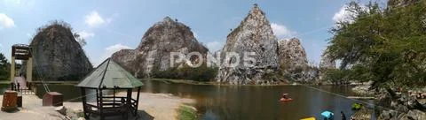 View point and landscape at Thailand's Top Tourist historical Attractions Par Stock Photos