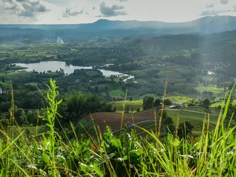 View point attraction of Khaoko and Phu Tub Berg, Phetchabun, Thailand. Stock Footage 78864754