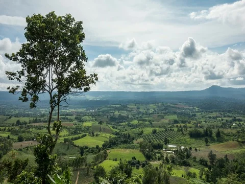 View point attraction of Khaoko and Phu Tub Berg, Phetchabun, Thailand. Stock Footage 78864902