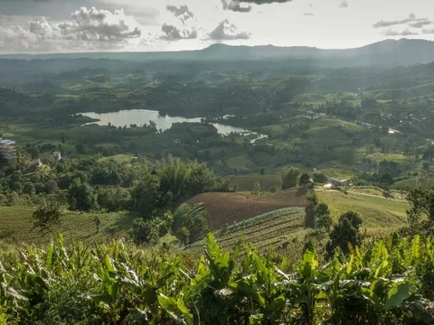 View point attraction of Khaoko and Phu Tub Berg, Phetchabun, Thailand. Stock Footage 78864995