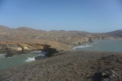 View point in Cabo de la Vela, La Guajira, Colombia Foto stock