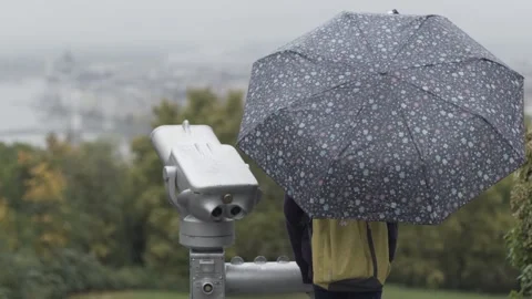 View point on Gellert hill Stock Footage 166084413