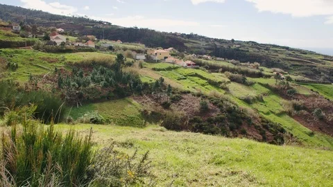 View point in Lombada Velha, Madeira. Stock Footage 103462084