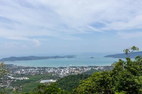 View point panoramic city view Stock Photos