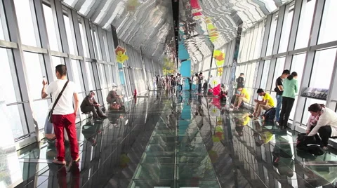 View point on skyscraper 库存影片 49062978