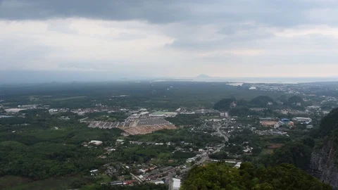 View Point at Tiger Cave Temple, Krabi Province Video stock 89566422