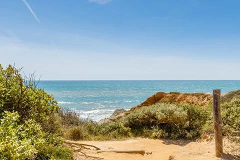 View of Pointe du Payre beach, Jard sur mer, France Stock Photos