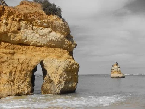 View of the "Ponta da Piedade" Stock Photos