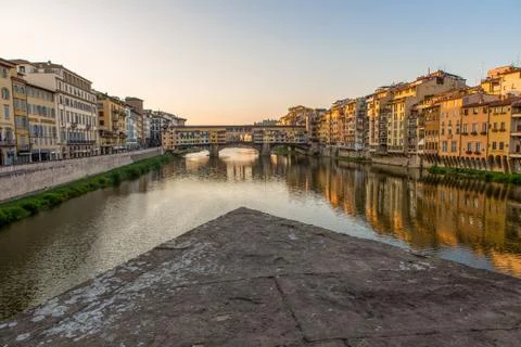 View of ponte Vecchio Stock Photos
