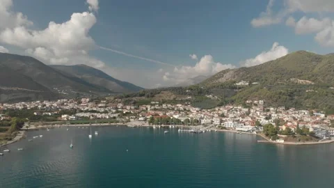 View of port Epidaurus Stock Footage 165175168