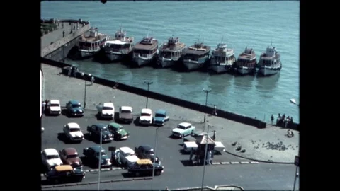 View of the port Stock Footage 272974151