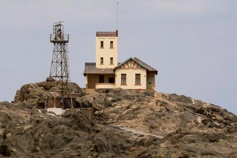 View on the port of luderitz Stock Photos