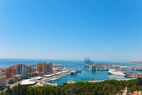 View of the port. Stock Photos