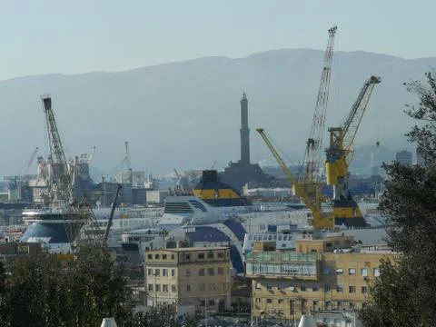 View of the port Stock Photos