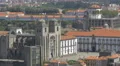 View of Porto with Porto Cathedral and Serra do Pilar Monastery 4k or 4k+ Resolution