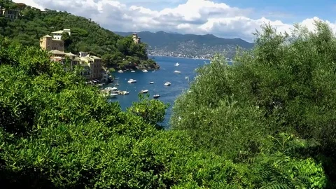 View of Portofino Stock Footage 83006346