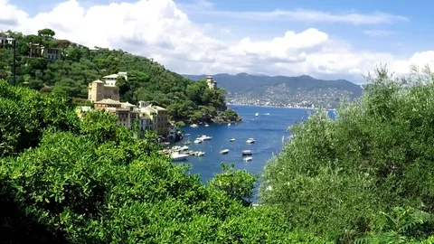 View of Portofino Stock Footage 83006354