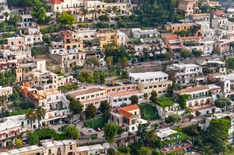 View of positano, italy Stock Photos