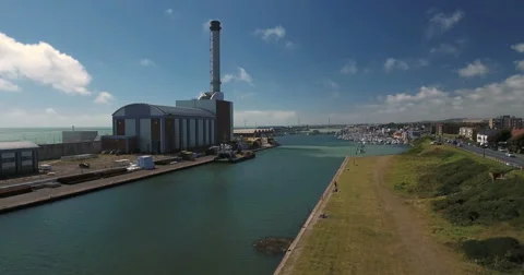 View of a power station Stock Footage 66690005