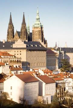 View of Prague Castle Stock Photos