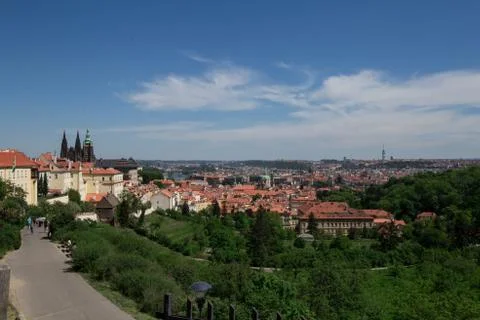 View on the Prague Castle Stock Photos