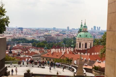 A view from Prague Castle Stock Photos