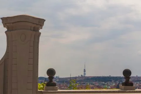 A view from Prague Castle Stock Photos