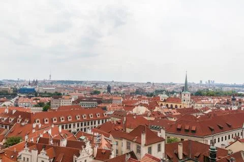 A view from Prague Castle Foto stock