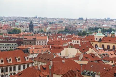 A view from Prague Castle Foto stock
