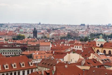 A view from Prague Castle Stock Photos