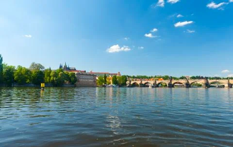 View at Prague castle Stock Photos