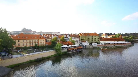 View of Prague Stock Footage 123609418