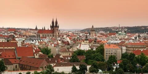 View on the Prague Stock Photos