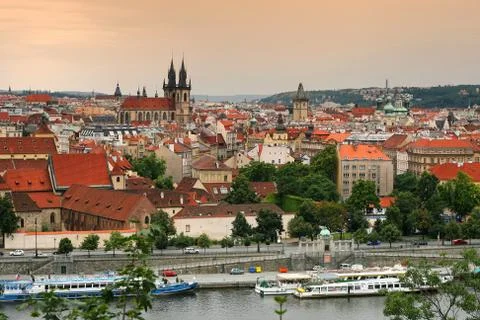 View on the Prague Stock Photos