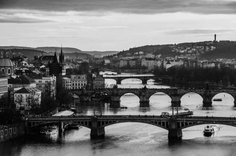 View of Prague Stock Photos