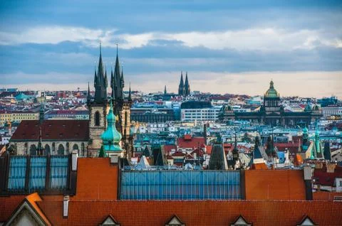 View of Prague Stock Photos