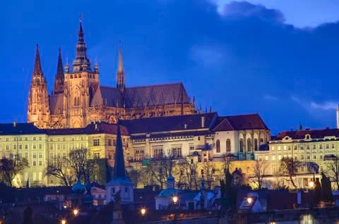 View of Prague Stock Photos