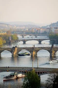 View of Prague Stock Photos